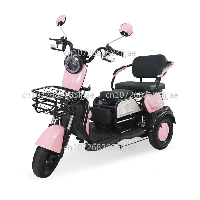 SKD 500W 600W Electric Bike for Adults Open 3-Wheel Bicycle Tricycle 60V Voltage 600W Motor