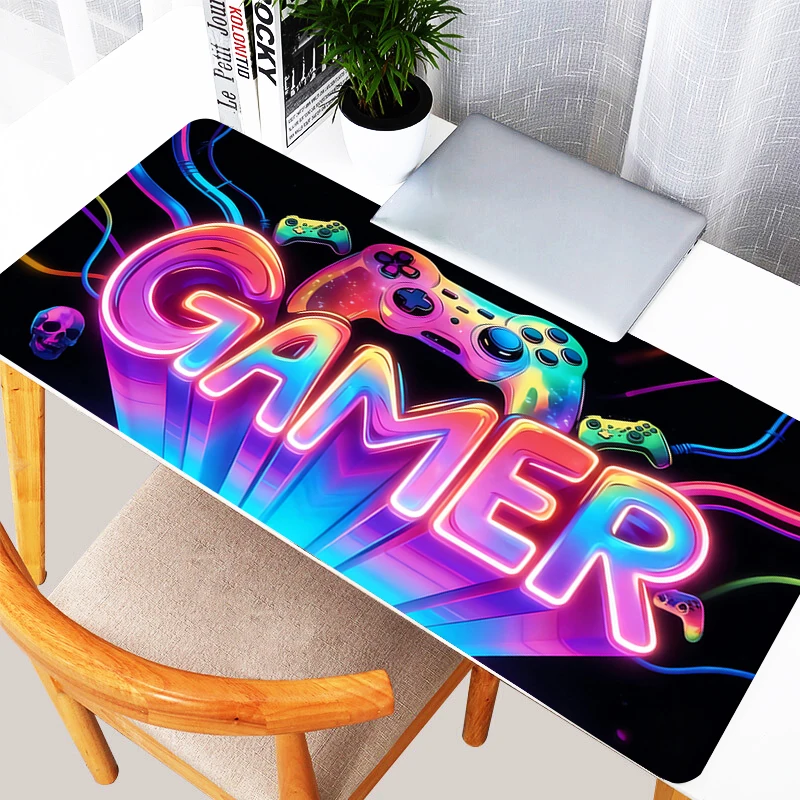 

1 шт. коврик для мыши офисный ПК геймпад узор расширенный настольный коврик Нескользящая резиновая основа HD коврик для мыши с принтом для работы игровой клавиатуры