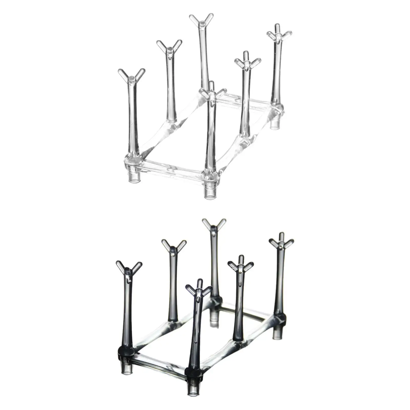 Cup Drying Rack Acrylic Mug and Cup Organizer for Dining Room Restaurant