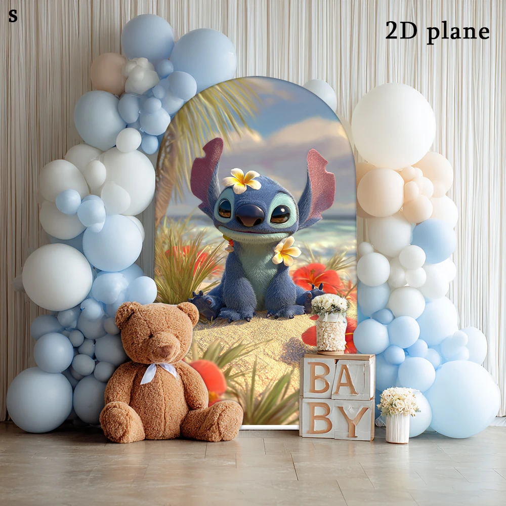 Disney Lilo & Stitch Beach Party Arch Backdrop