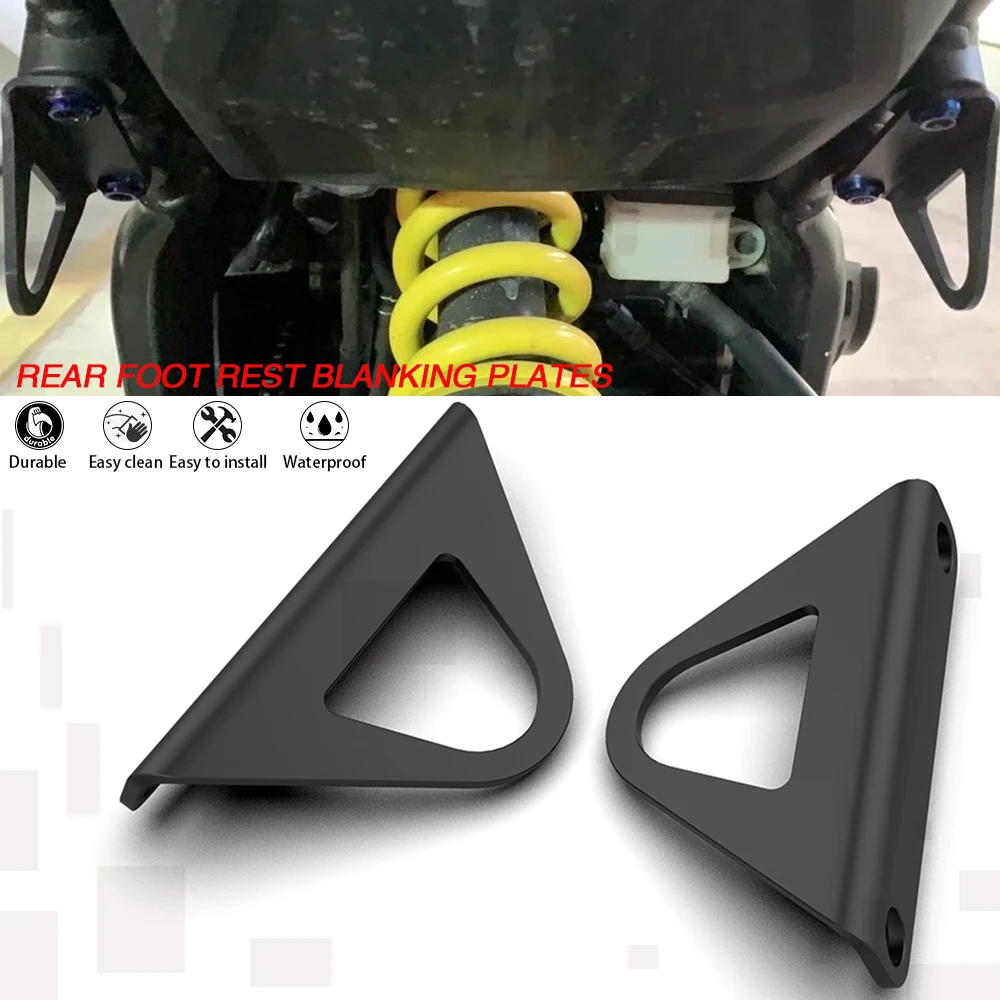 

FOR HONDA CB650R/Neo Sports Cafe CBR650R 2019 2020 2021 2022 2023 Motorcycle Parts Rear Foot Rest Blanking Plates CB CBR 650R