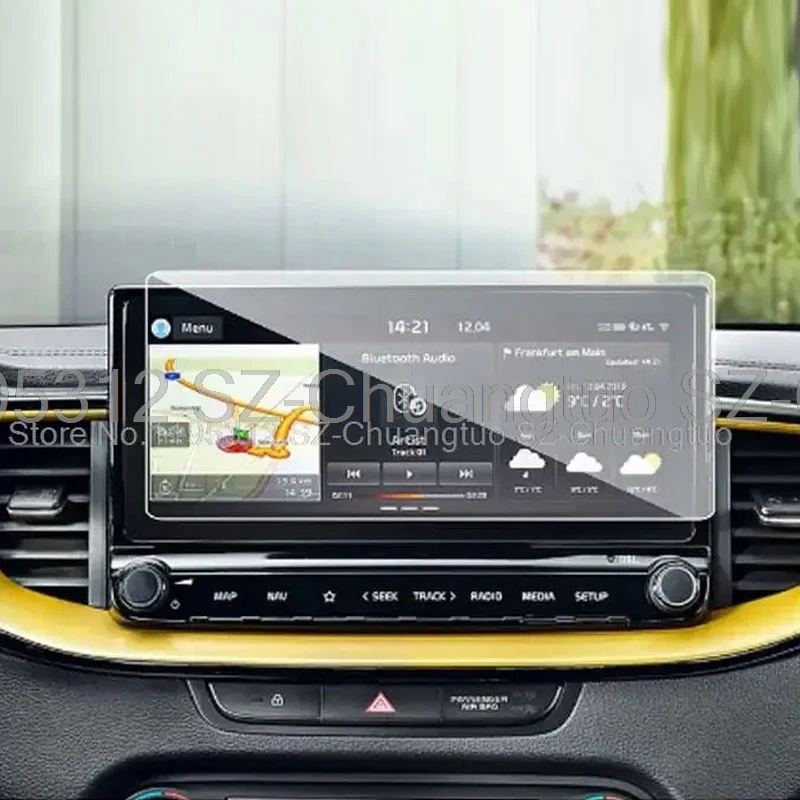 Tempered Glass Screen  protector  film For Kia Ceed XCeed 2019 2020 2021 10.25 inch GPS Navigation Touch  Protective film