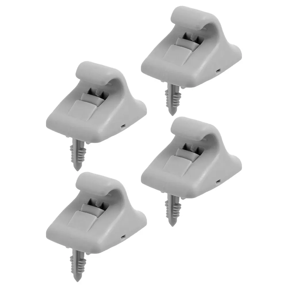 

4pcs Sunshade Extender Clips Car Visor Organizer Durable Stylish Easy Installation Interior Hook Plastic Replacement Shield