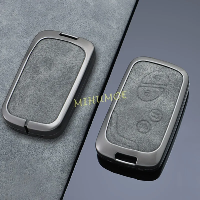 Voor Lexus RX GX 350 450 h IS250 LS460 ES350 LX570 HS250h CT200h Metalen Lederen Auto Afstandsbediening Sleutel Case cover Shell Fob Accessoires