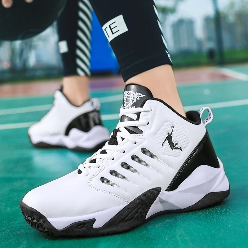 Basketball Shoes For Man Sneakers High-Top Classic Waterproof Non-Slip Running Sports Shoes Gym Training Zapatillas De Hombre