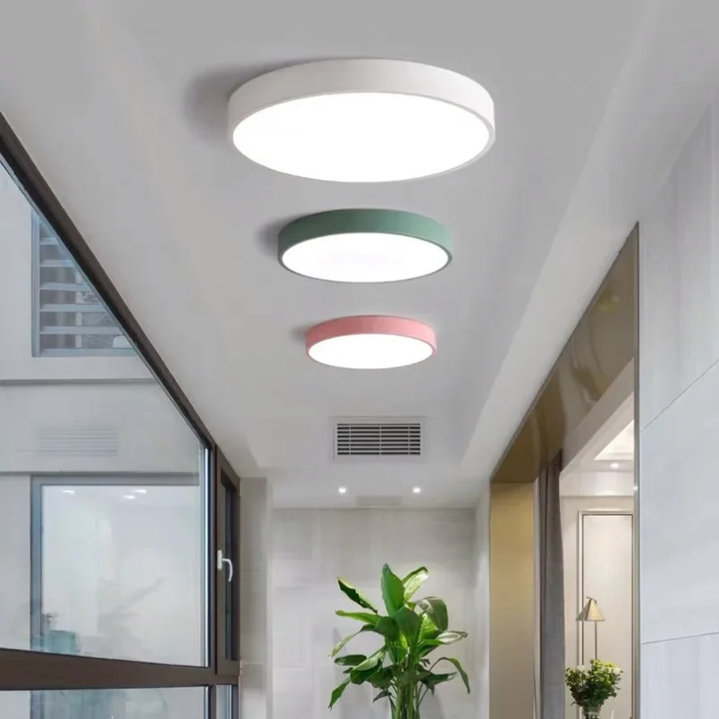 Modern Modern Ceiling Lights Led Ceiling Lamp For Living Room Bedroom Lighting Lixtures Round Corridor Kitchen Kids Room Remote