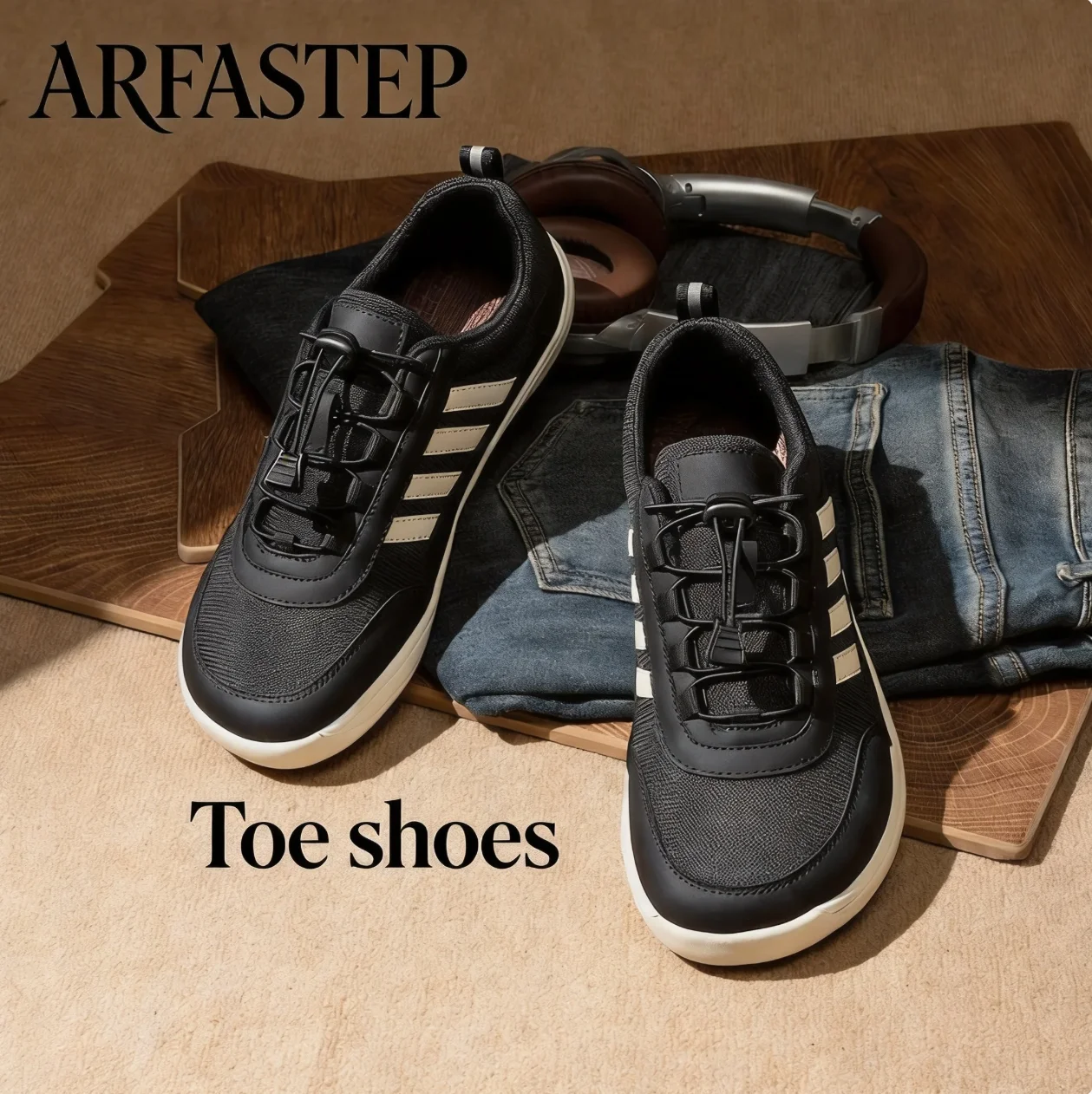 

Мужские кроссовки ARFASTEP для ходьбы, тренажерного зала и повседневной носки, с широким носком, без подошвы, минималистичные, для весеннего сезона