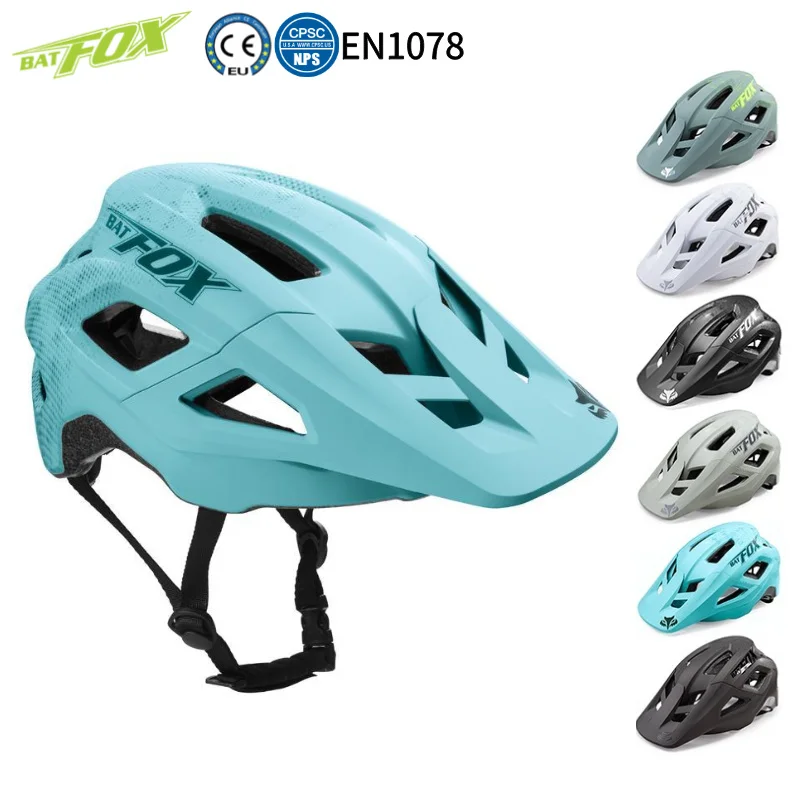 

BATFOX Mountain Bike Helmet Adults Youth Professional Certified Lightweight Off-road Cycling Hat Men Women MTB Bicycle Helmets
