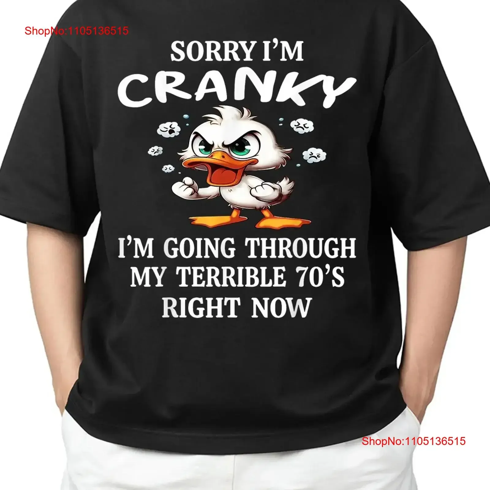 

I'm Cranky Going Through My Terible T Shirt Bold Look Daily Wear S 4XL vintage Washed streetwear Stylish Comfortable Casual