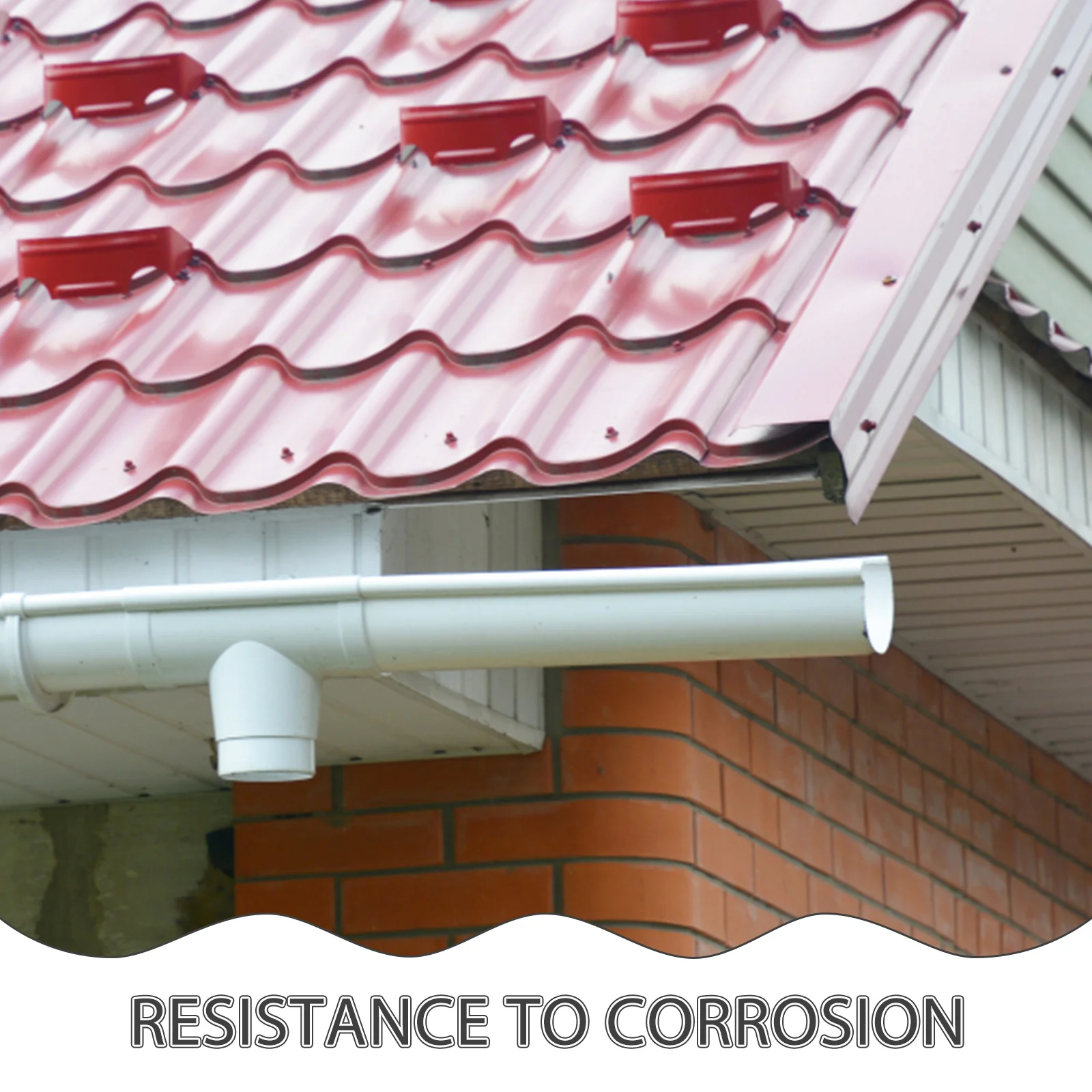 Bilateral Externo Plugging Seal, Canopy Praça PVC, Sink Gutter, Rain End Peças e Acessórios, Downspout exclusivo Termina