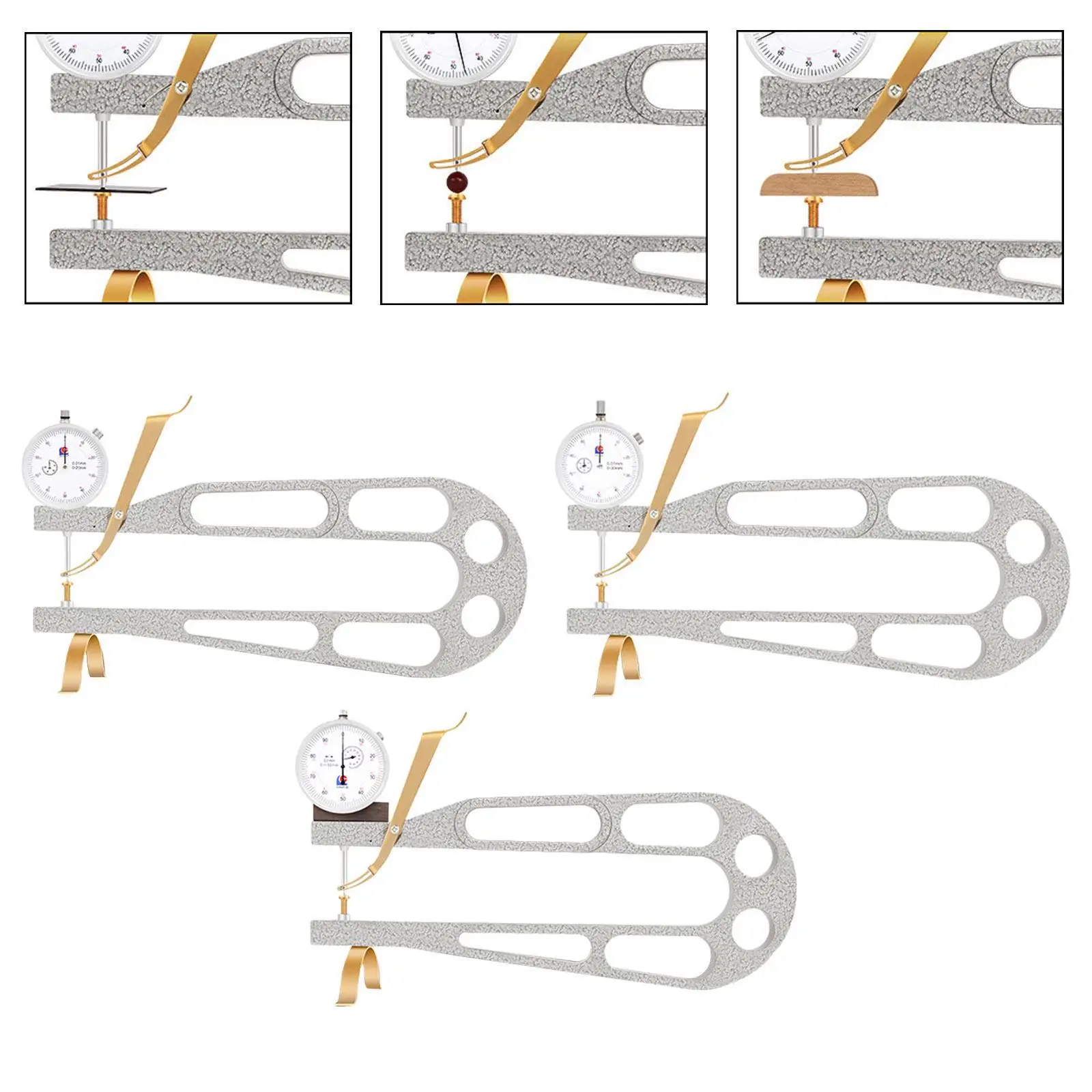 

Violin Thickness Gauge Thickness Measures DIY Accuracy Dial Indicator Grauating Caliper for Making Violin