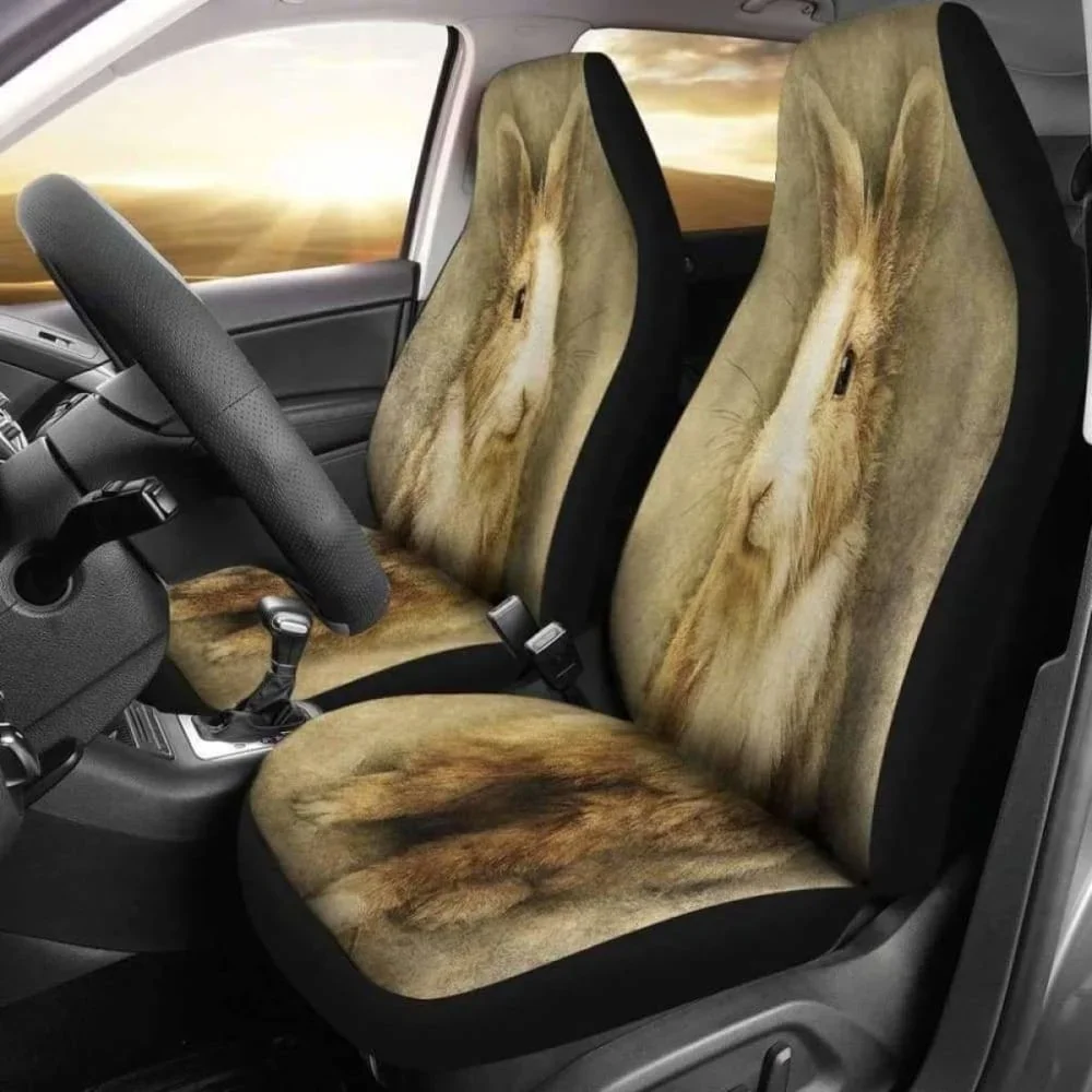 

Bunny Car Seat Covers,Pack of 2 Universal Front Seat Protective Cover