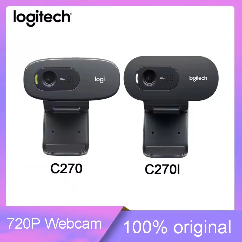 Original Webcam C270 C270i Webcam 720P Network Built-in Microphone USB2.0 Webcam Chat Camera