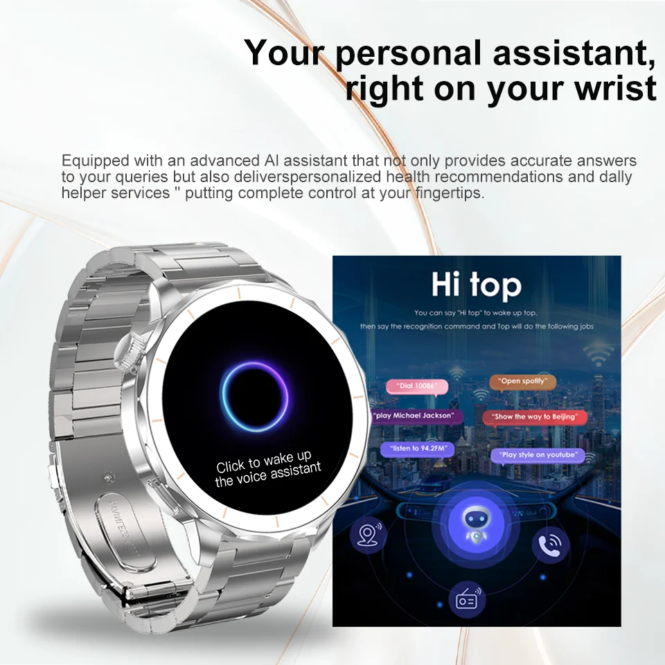 New Watch X2 Mini Smart Watch Men's AMOLED Downloadable APP GPS Track Compass Heart Rate Waterproof Bluetooth Call Sports Watch