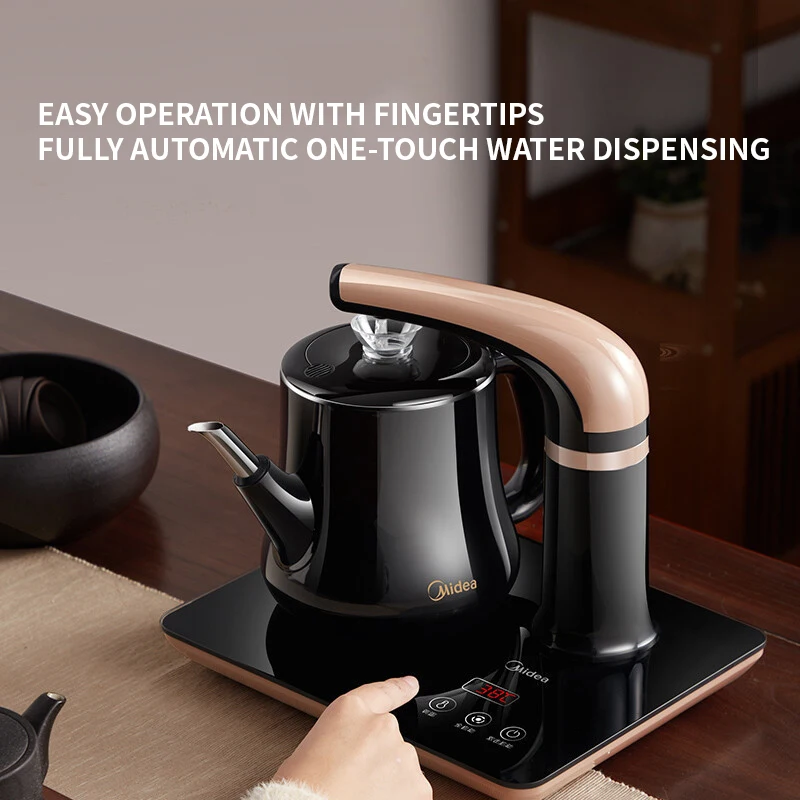 Electric kettle intelligent automatic water filling tea tray electric tea pot electric tea stove kettle tea set