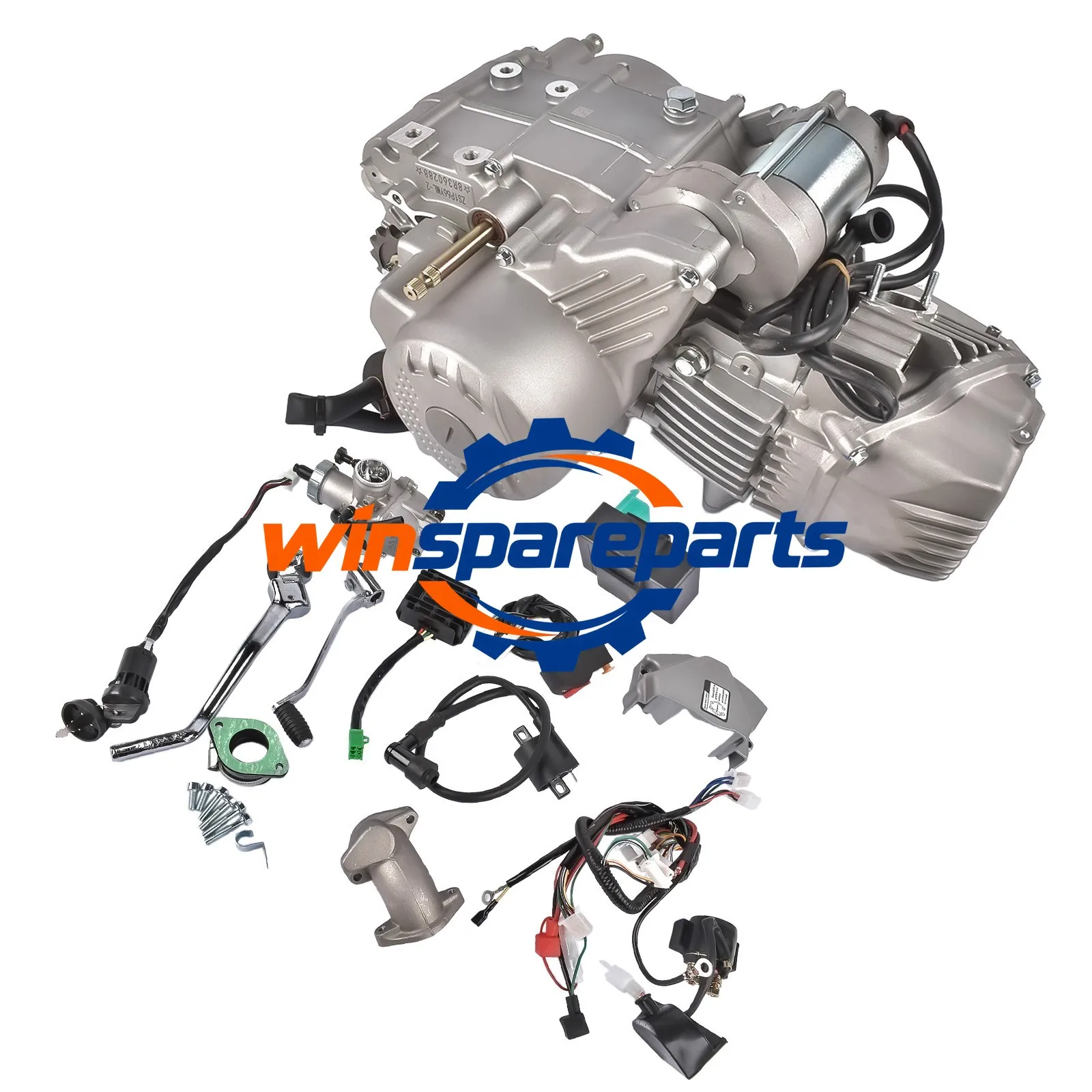 ZS212 Engine Kit 4-Stroke For 212CC 212CC,ZS 212CC, 5-Speed Manual Wet Clutch