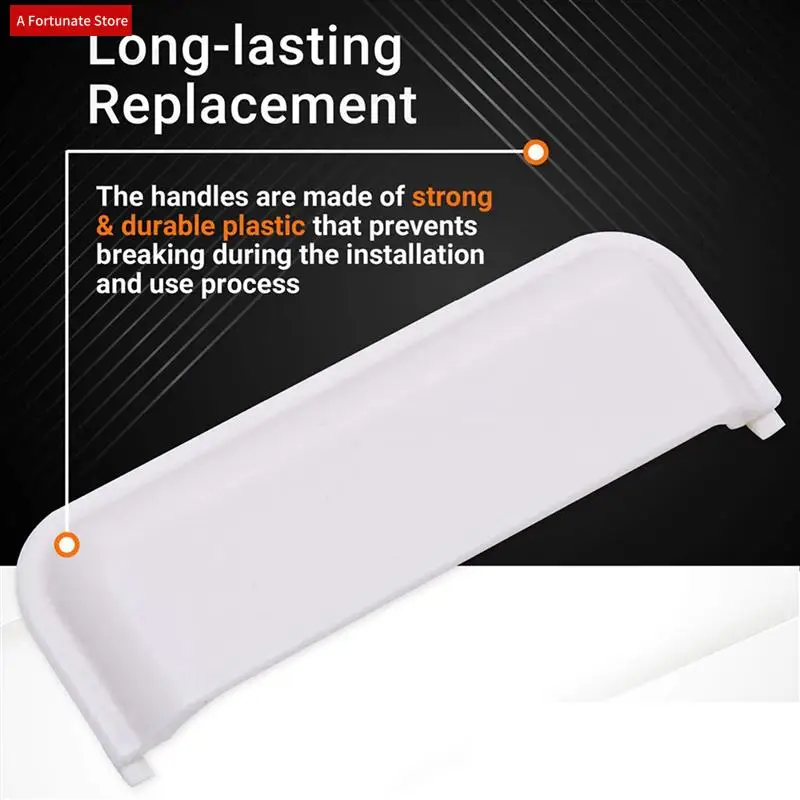

4Pieces Suitable For W10861225 W10714516 Clothes Dryer Door Handle Replacement Parts Replacement AP5999398 PS11731583-A78G