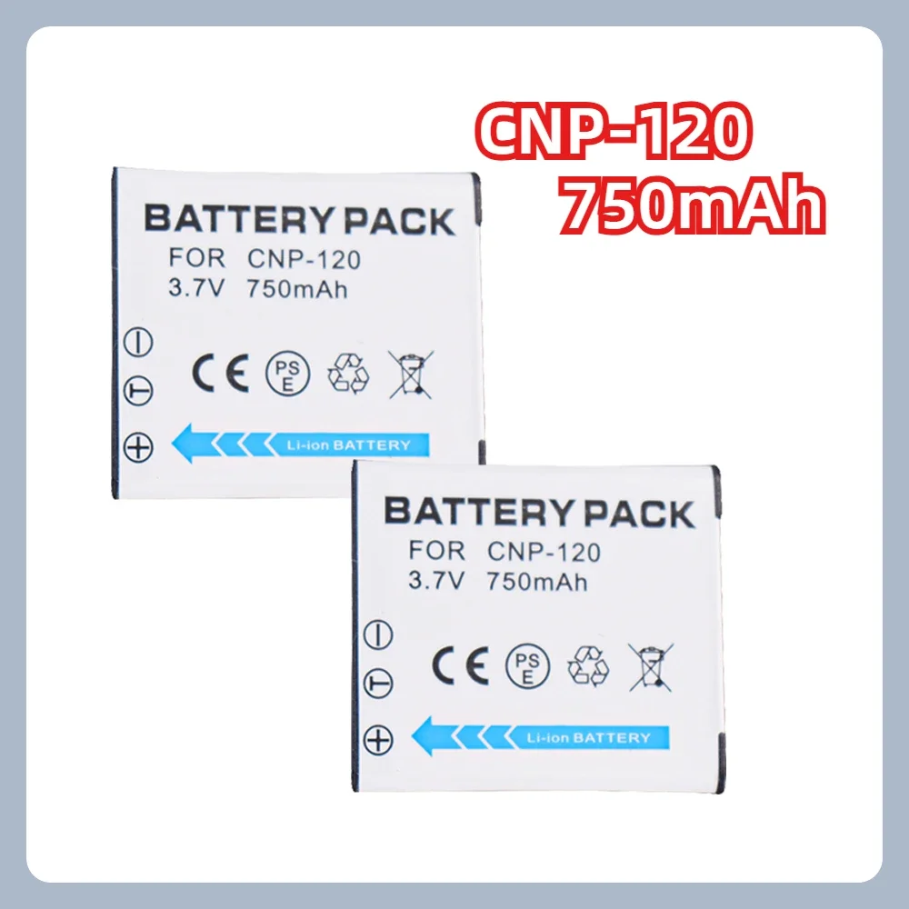 750mAH 3.7V CNP-120 Battery for Casio CNP120 Camera Z790 S300 TZ20 S200 Z680 Z690 Camera Battery