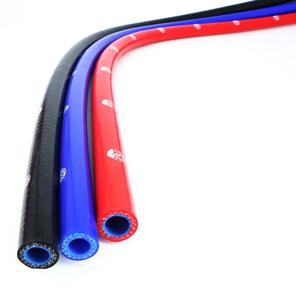 Silicone tubing Hose Radiator Intercooler Silicone pipeline Universal Braided Tube 3 layer 1M
