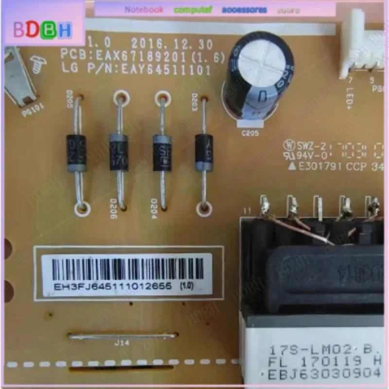 B D B H For Original 49UK6300PCD power board EAX67189201 LGP49DJ-17U1 EAY64511101