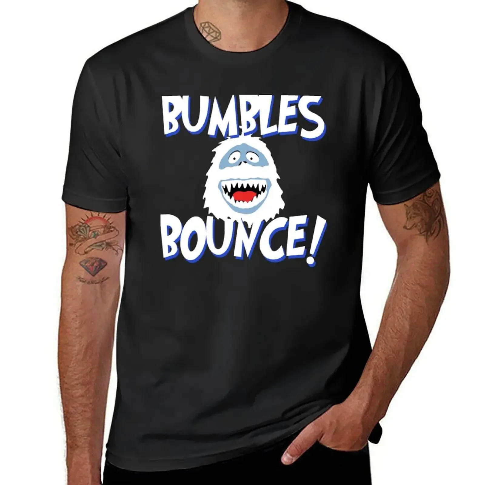 bumbles bounce T-Shirt plain graphic shirts sports fans summer tops luxury clothes men