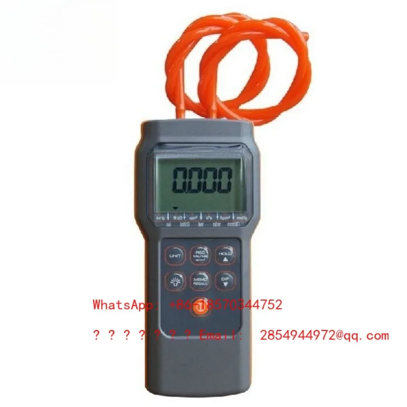 2026   AZ82152 Differential Pressure Gauge, High-precision Differential Pressure Gauge, 103kPa Digital Pressure Gauge