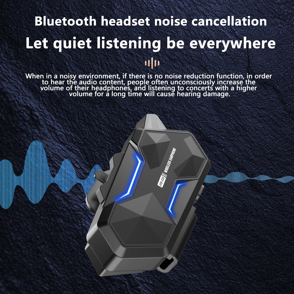 C65 Motorhelm Intercom Headset Draadloze Headset voor Motorhelm