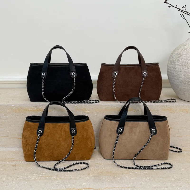 

2025 Autumn Women's Shoulder Bag, Genuine Leather Crossbody Purse for Work, Vintage Quilted Bag, Multi-way Handheld Tote