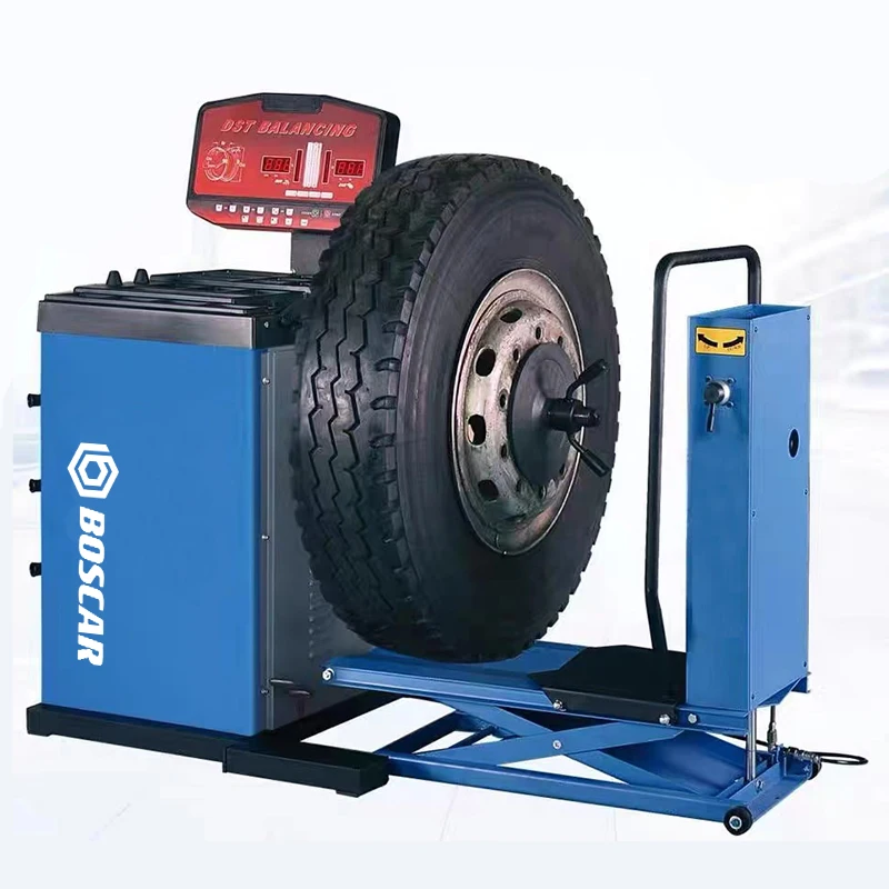 Truck Tire Balancer With Wheel Lifting Heavy Truck Tyre Balancing Machine