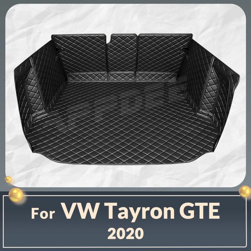 Auto Full Coverage Trunk Mat For VOLKSWAGEN VW Tayron GTE 2020 Car Boot Cover Pad Cargo Liner Interior Protector Accessories