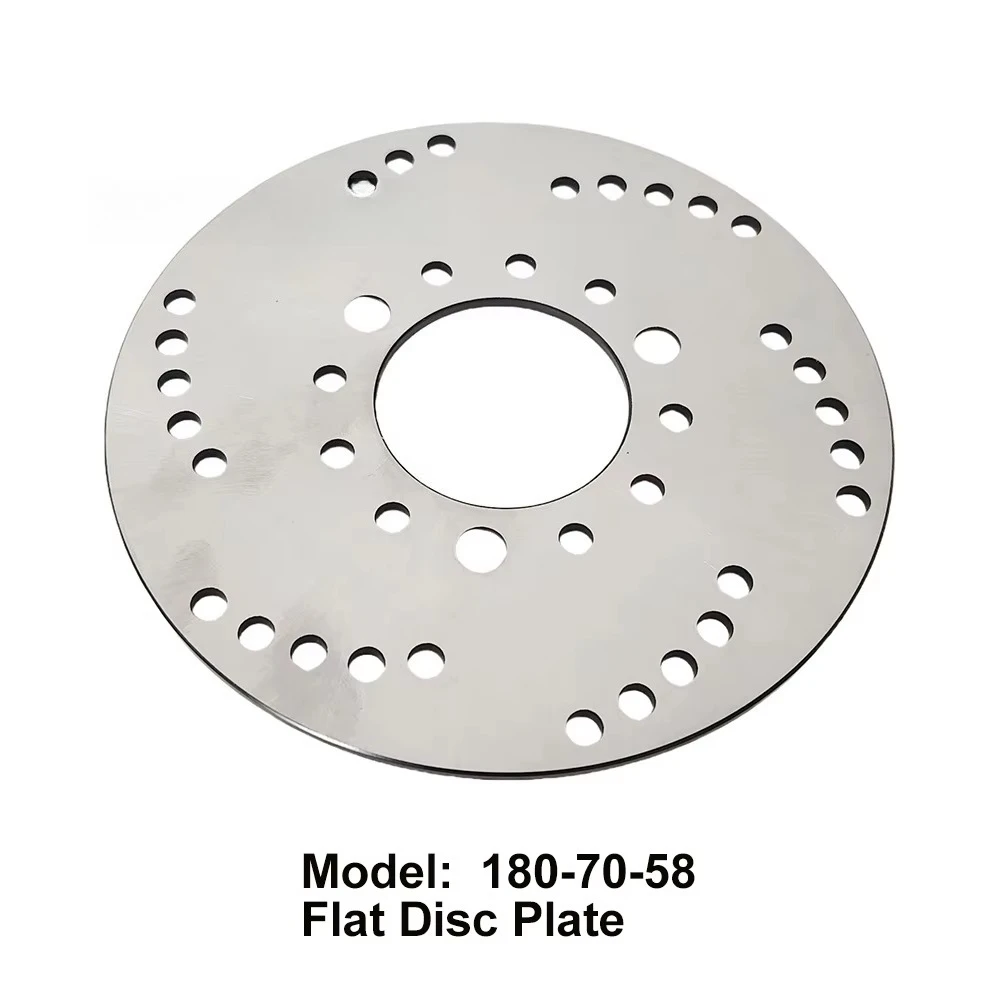 Hydraulic disc brake disc 180mm front wheel for electric motorcycle, new stainless steel 58mm inner diameter