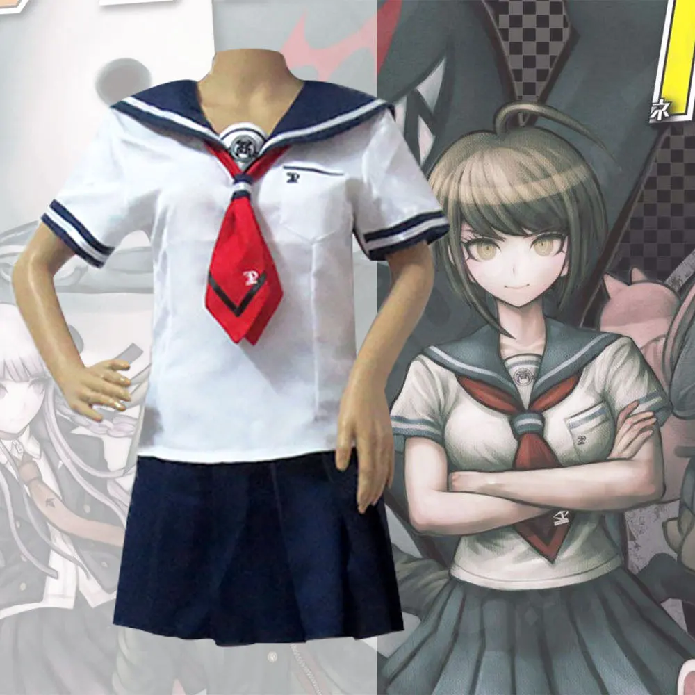

New Danganronpa Cosplay Miao Mu Kun Cosplay JK Uniform Sailor Suit