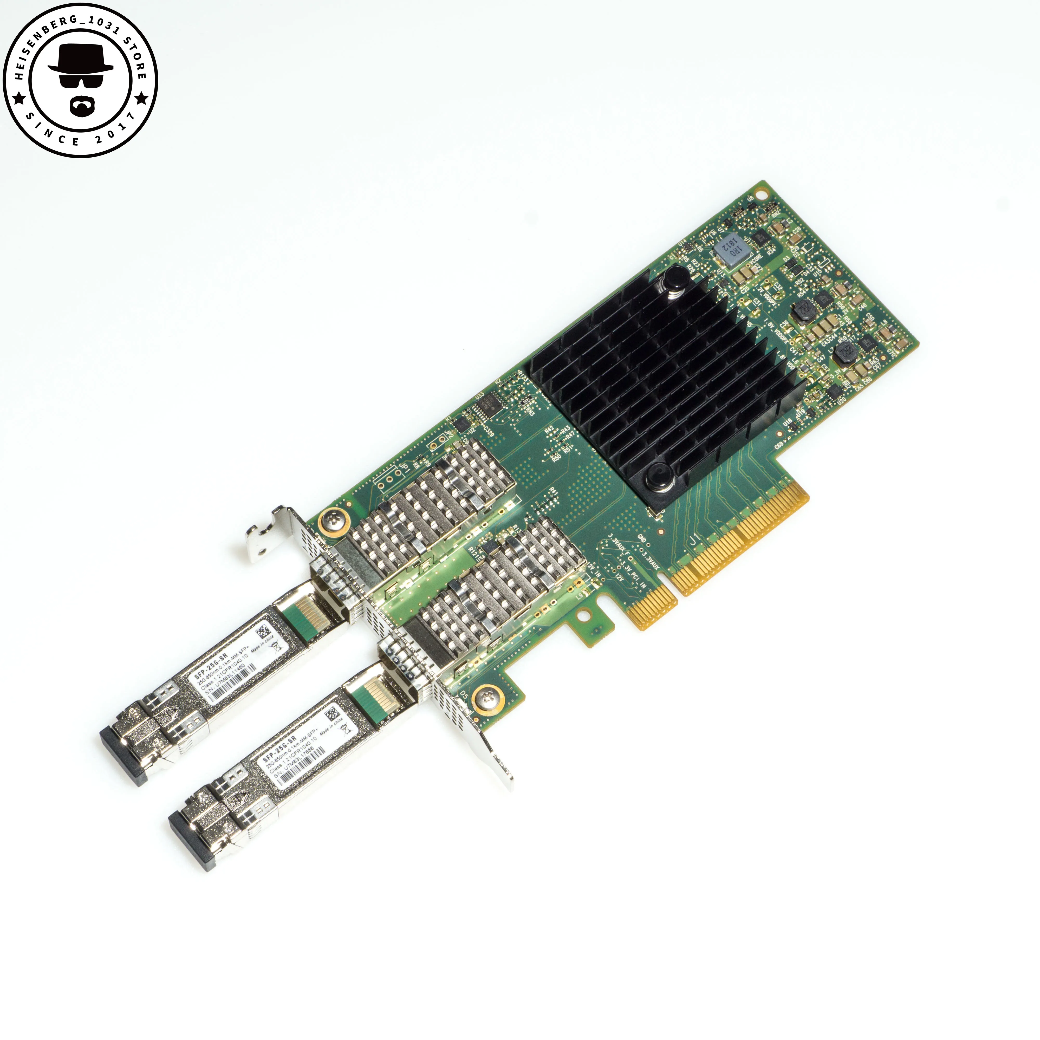 Conector de porta dupla, NVIDIA Mellanox MCX4121A-ACAT LX, EN NIC, 25Gbps®Transceptores compatíveis FreeNSA Homelab, 4 PCIe3.0 x 8 SFP28