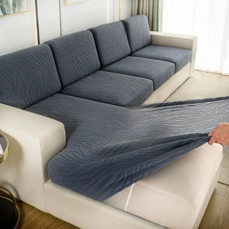

Stretch Couch Cover for Sectional Sofa - Multiple Patterns and ColorsSofa Cover Design for L-Shaped Couches 1 Pcs