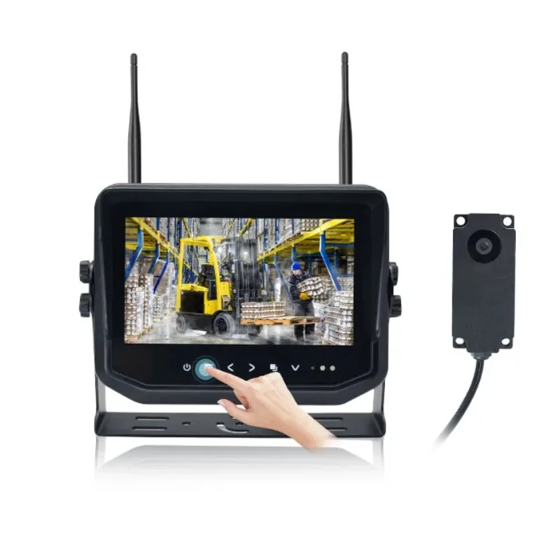 

Industrial Wireless Forklift Monitoring System - IP9K Camera & IP68 Screen For Freezer -30°C