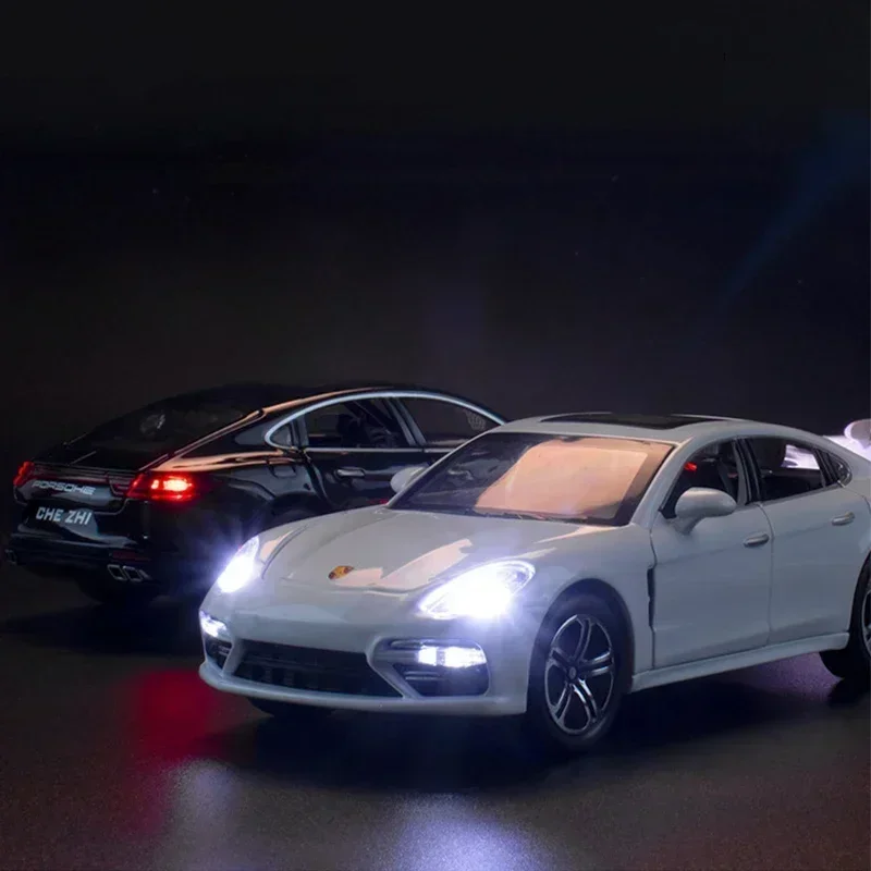 1:32 Porsche Panamera Alloy Car Model Toys Diecast Cars with Sound Light Pull Back Models Toys for Boys Gift