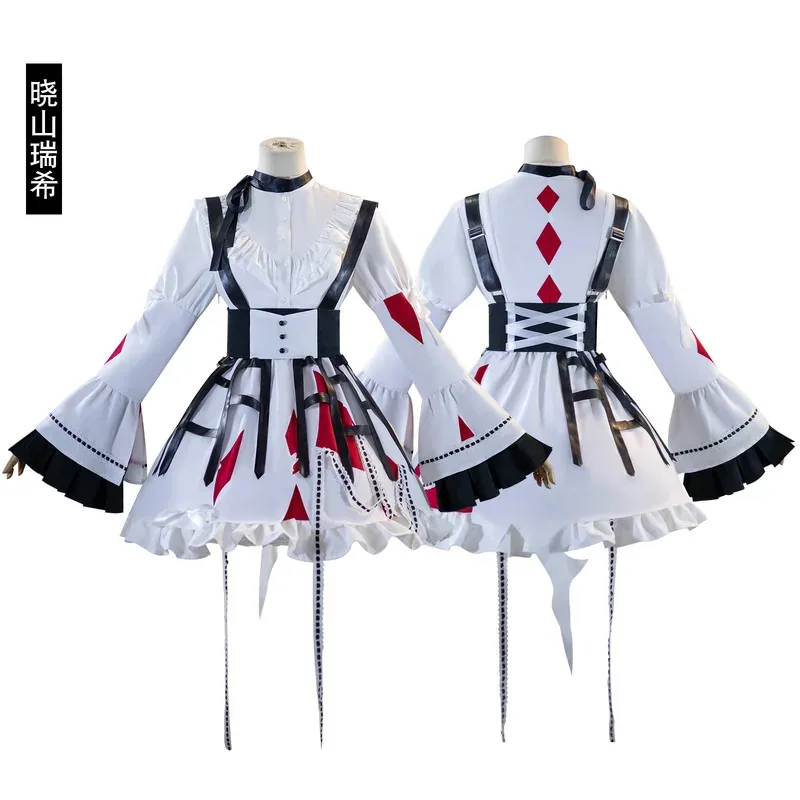 Akiyama Miyuki cosplay costume game project Sekai role play lolita dress MZK pjsk outfit Carnival party uniform girl performance