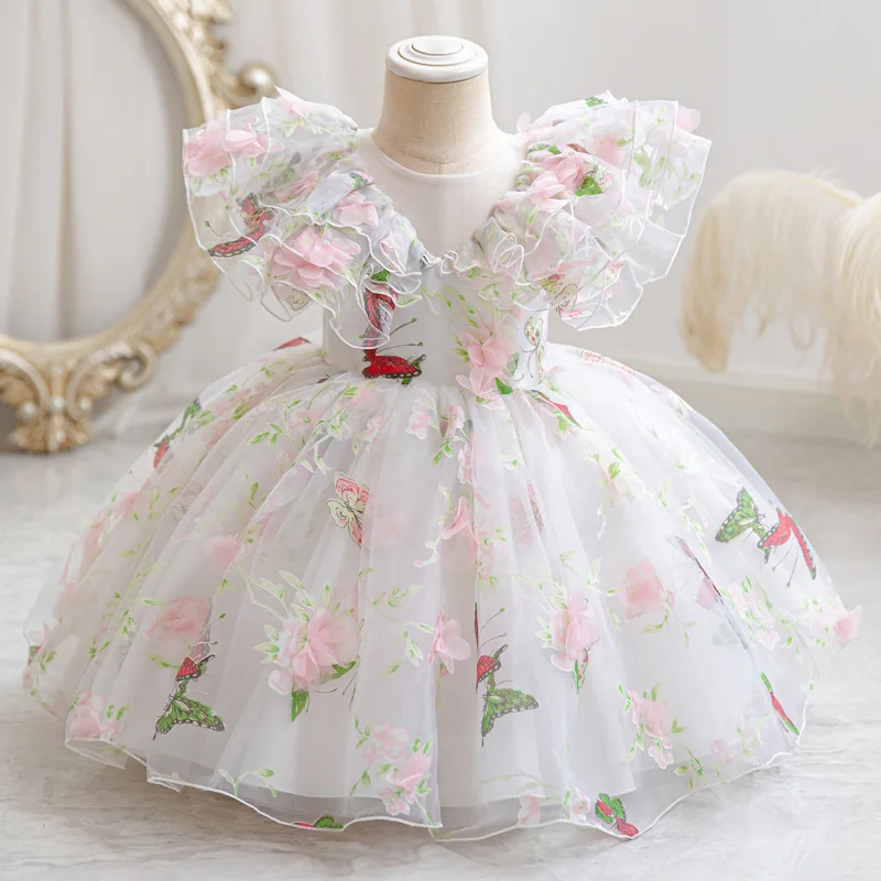 

Princess Dress Kids Birthday Dresses for Girls Dresses 2 to 8 Years Girl Clothes Children's Child's Party Dress Elegant Kid