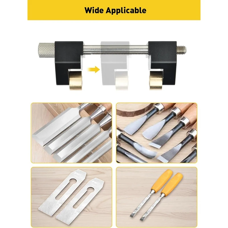 Woodworking Honing Guide Tools Chisel & Plane Blade Sharpening Kit Honing Guide,Angle Fixture, And Angle Gauge Easy To Use