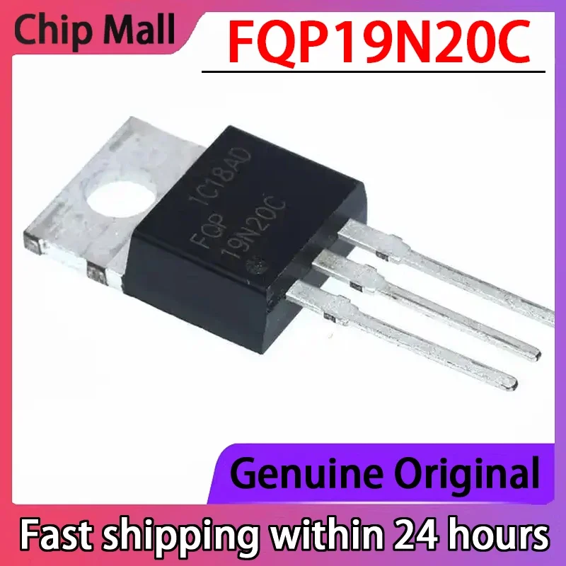 5PCS New FQP19N20C 19N20C 19A/200V N-channel Field-effect Transistor TO-220