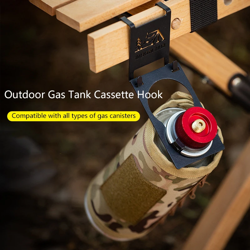 Camping Table Tank Hook Stainless Steel Hook Clip Butane Gas Tank Accessories Outdoor Tools