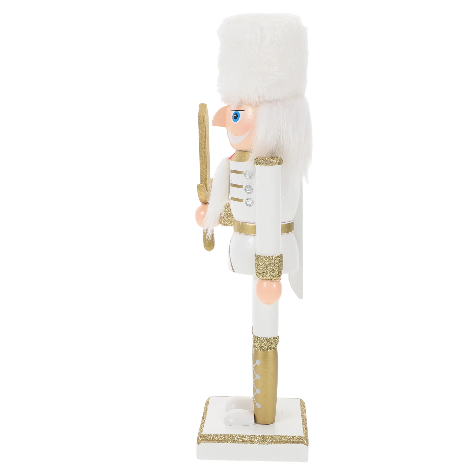 

Nutcracker Ornament Christmas Figurines Ornaments Fireplace Decoration Wood Table Top