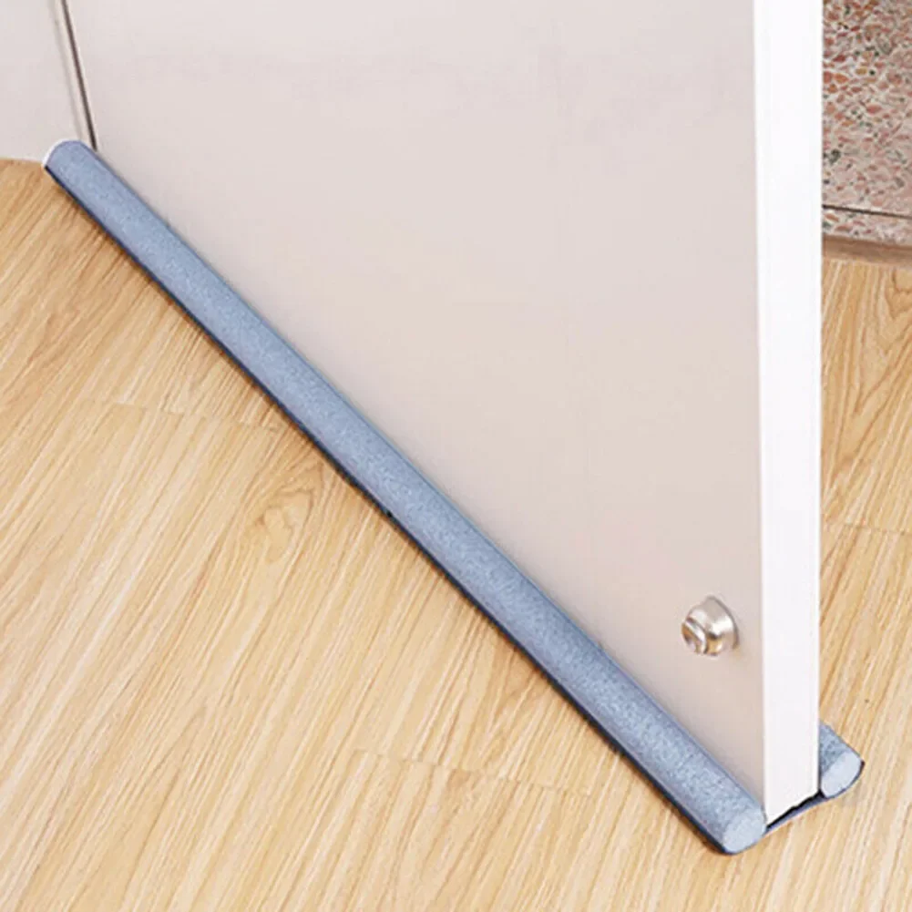 93cm Waterproof Seal Strip Draught Excluder Stopper Door Bottom Guard Double Silicone Rubber Dustproof Soundproof Seal