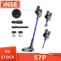 INSE S7P Cordless Stick Vacuum Cleaner, 26kPa Powerful Suction, 45min Runtime, LED Display, Self-Standing & HEPA Filtration