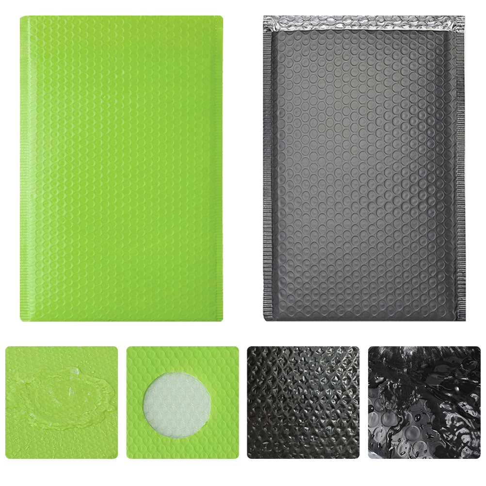 

20Pcs Shockproof Waterproof Bubble Mailer Thickened Matte Film Protective Packaging Bag Bubble Pouch Pack