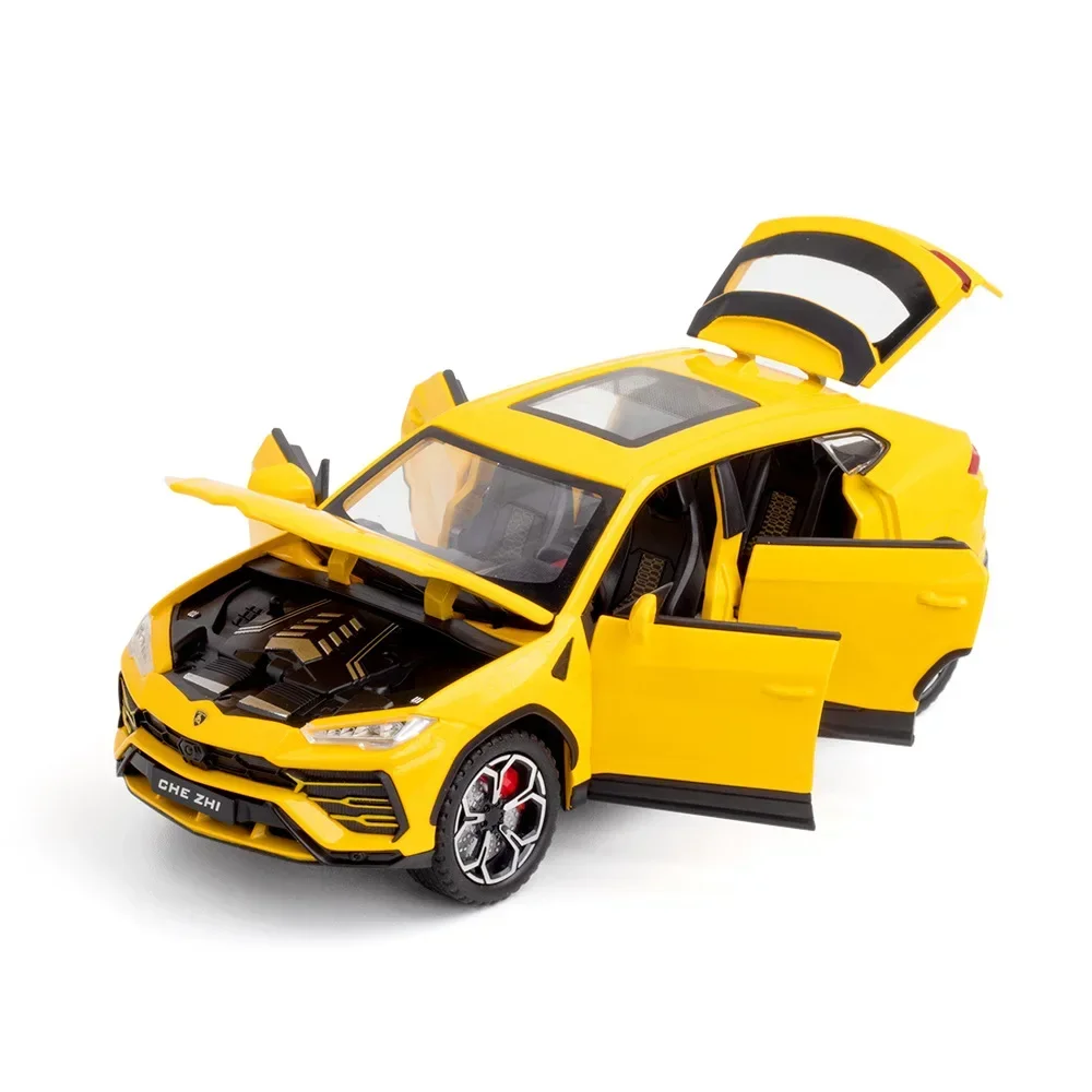 1:24 Lamborghini URUS SUV High Simulation Alloy Model Car Diecasts Metal Casting Sound Light Car For Children Vehicle Toys