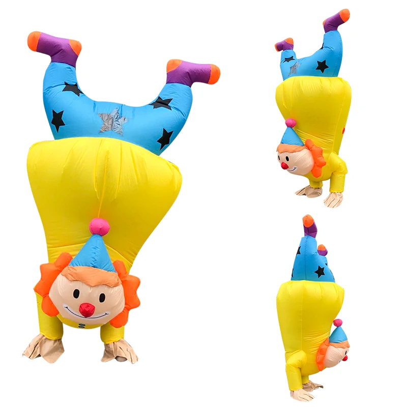 

Adults' Handstand Clown Annual Meeting Performance Prop Costume Inflatable Doll Walking Performance Costume Costume