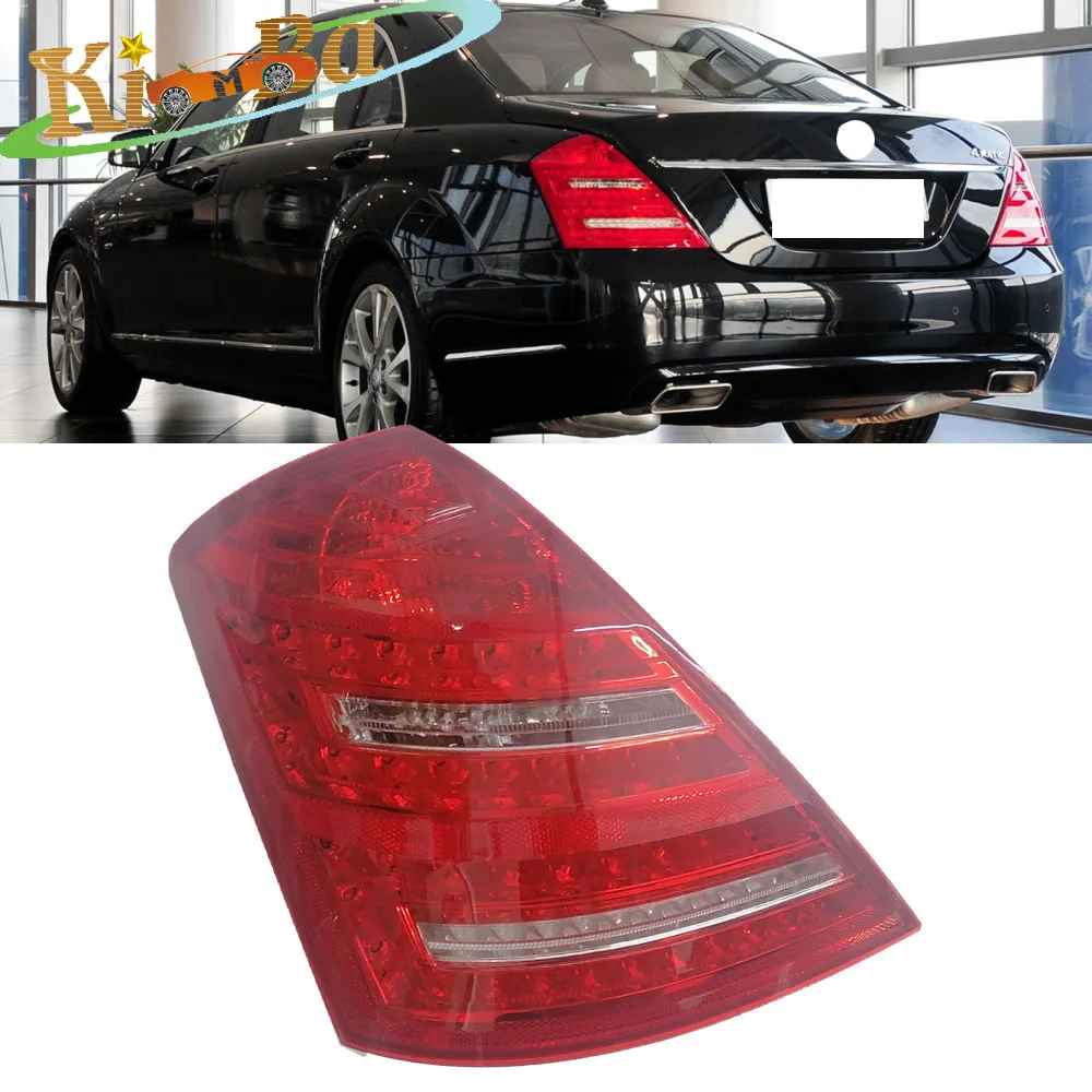 KIMBA For Mercedes-Benz W221 S-Class 2010 2011 2012 2013 Rear Bumper Tail Light Brake Light LED Tail Lamp Taillight taillamp