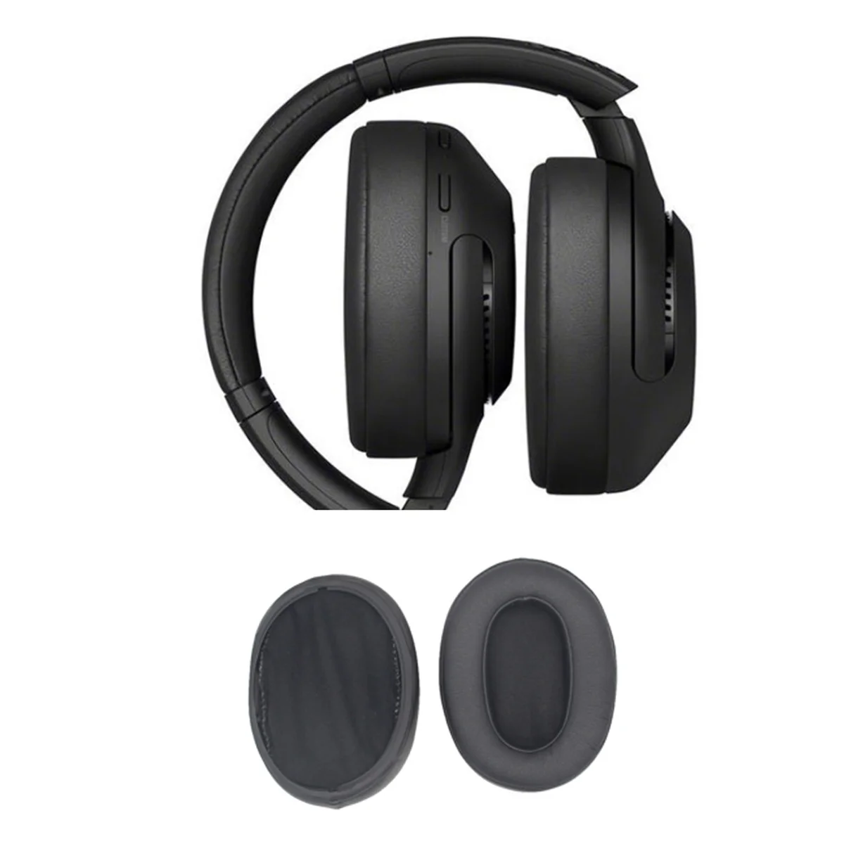 For Sony WH-XB900N Headphone Cover XB900N Headset Sponge Cover Multi-Functional Earmuffs,Black