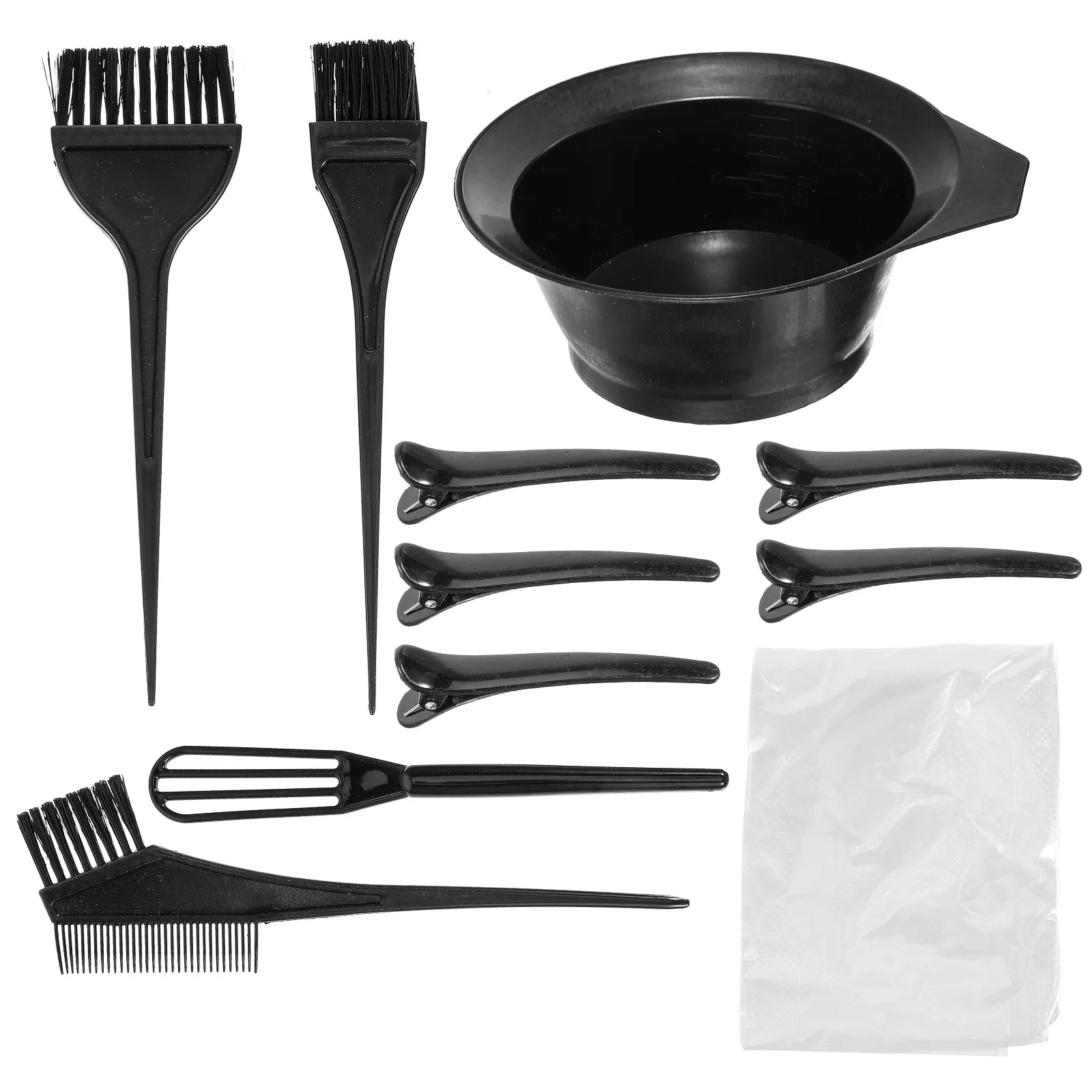 

1 Set Professional Dye Brush Kit With Mixing Bowl Applicator Tools For Easy Mess Free Coloring Hair Tinting Tool Hair Coloring